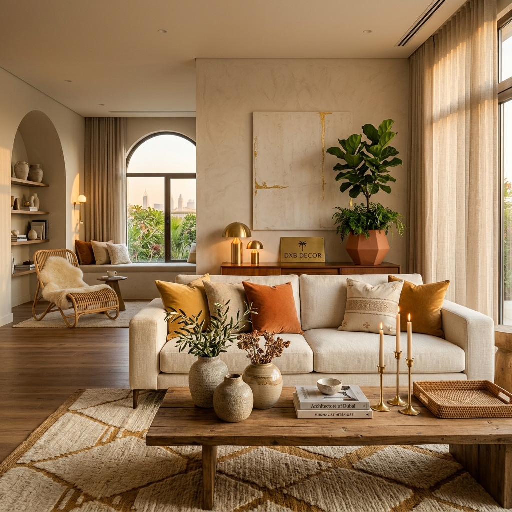 Dubai-inspired living room